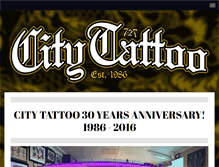 Tablet Screenshot of citytattoo727.com
